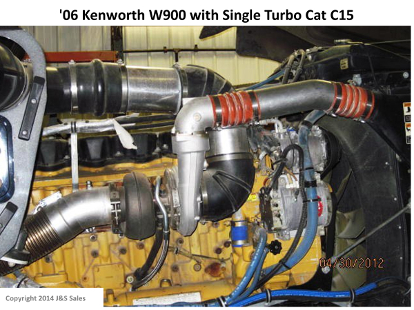 Kenworth W900 Cat C15 Single Turbo Conversion