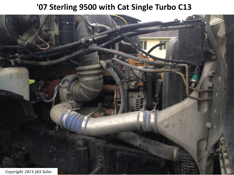 Sterling 9500 Cat C13 Single Turbo Conversion